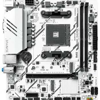Jginyue Jgınyue B350M-PLUS Amd B350 Chıpset Ddr4 4000 Mhz(Oc) Matx Am4 Gamıng Anakart