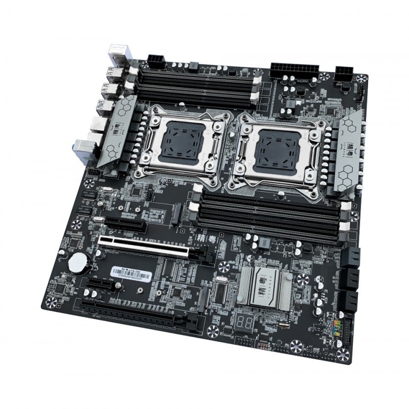 Jginyue X79 D8 Ddr3 1866 MHZ(512GB) Çift M.2 Sata 3.0 USB 3.0 Çift Işlemci Destekli 2011 Soket E-Atx Anakart