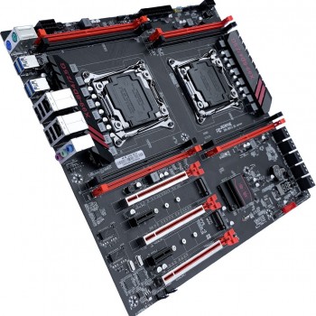 Jginyue 8d4 Intel X99 2666 Mhz Ddr4 Soket 2.5 Gbit Ethernet 2011-3 Çift Işlemci Destekli E-Atx Anakart