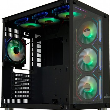 Cold Power Coldpower Seaview 7x Argb Sessiz Fan Temper Cam 750 Watt 80 Bronze Güç Kaynağı E-Atx Gaming Kasa