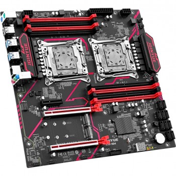 Jginyue 9d4 Intel X99 2666 Mhz Ddr4 Soket Gigabit Ethernet 2011-3 Çift Işlemci Destekli E-Atx Anakart