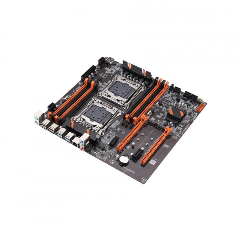 DB Zx Intel X99 Chıpset Ddr4 3000 Mhz Çift Işlemci Destekli E-Atx Anakart + 32 GB Ddr4 2400 Mhz Ecc Ram Çift Intel Xeon 2699V4 88 Çekirdek 3.6 Ghz 110 MB Cache 2011-3 Soket + Kule Tipi Fan