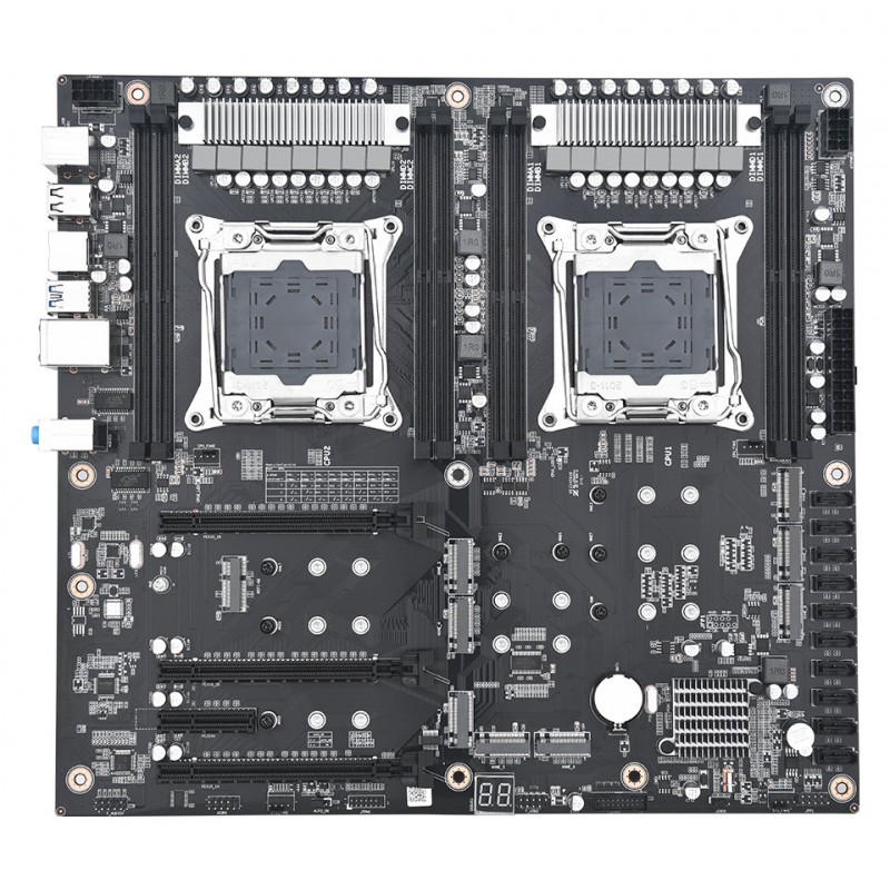 Jingsha X99 D4 Dual Pro 2011-3 Soket 2666 MHz DDR4 Nvme E-Atx Anakart