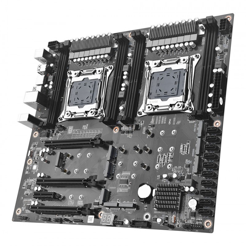 Jingsha X99 D4 Dual Pro 2011-3 Soket 2666 MHz DDR4 Nvme E-Atx Anakart