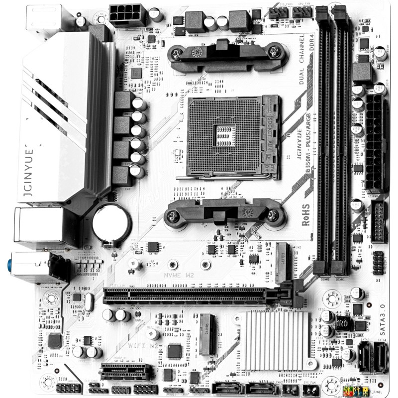 Jginyue Jgınyue B350M-PLUS Amd B350 Chıpset Ddr4 4000 Mhz(Oc) Matx Am4 Gamıng Anakart